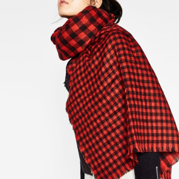 Zara Accessories - Zara double faced scarf shawl wrap